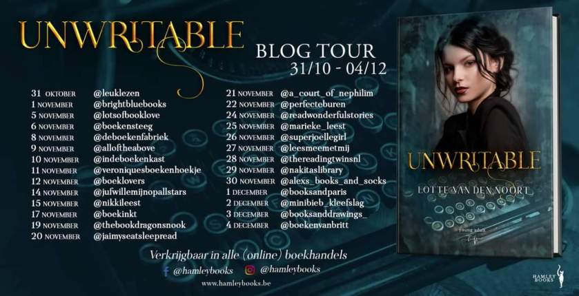 Unwritable Blogtour Banner